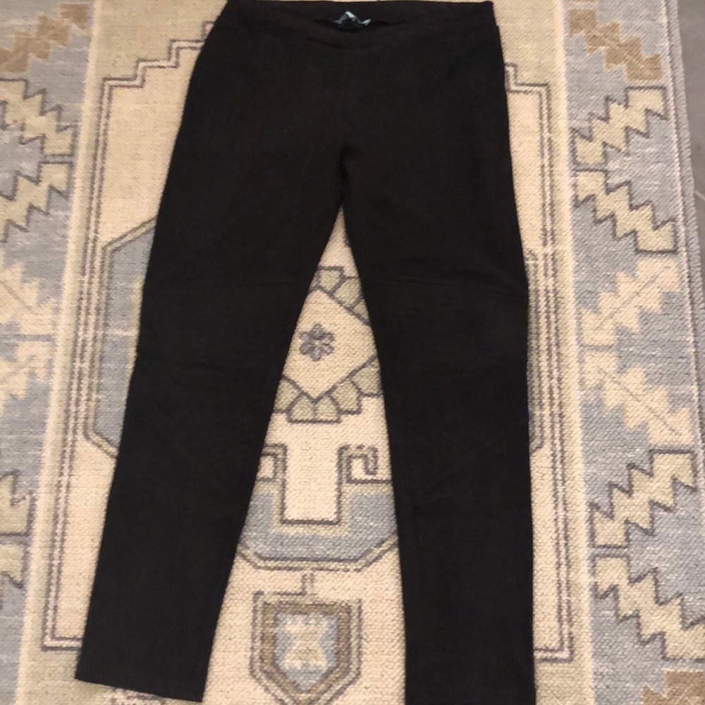 Karlie suede moto pants